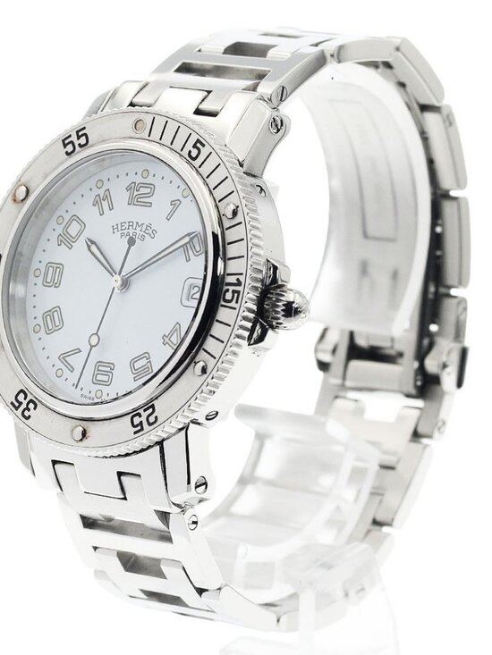 HERMES Clipper diver CL7.710 Date white Dial Quartz Men\'s Watch_943541 main image 6
